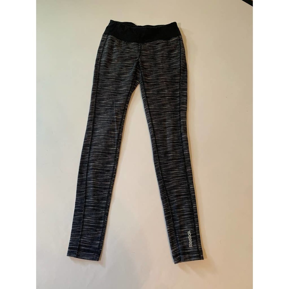 5/ $25  Reebok Black and White Leggings XS